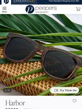 Peepers Harbor best selling style Women's Sunglasses -warm gray